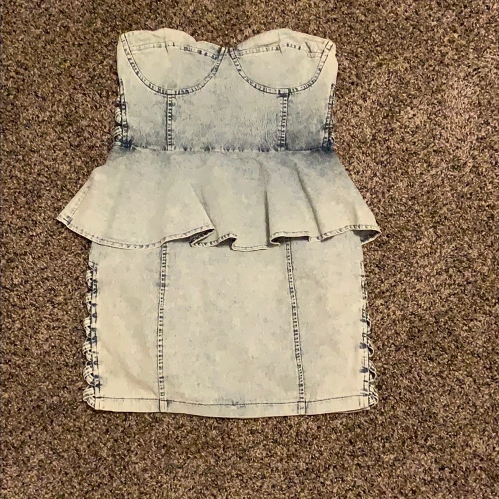 Denim Party Dress